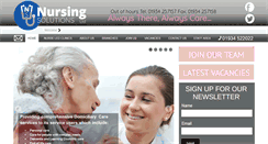 Desktop Screenshot of nursingsolutions.co.uk